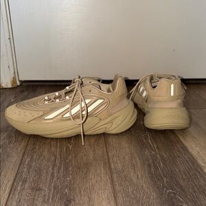 Adidas Ozweego Beige Athletic Shoes